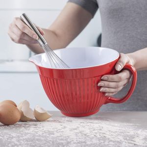 Miski Melamina Mixing Bowl Set Sałatka z owocami warzyw rączka jajko beater pieczenie kuchni musi być odporna na 230627