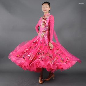Stage Wear Customize Ballroom Dance Dress Standard Waltz Dresses Competition Custom Made MD918