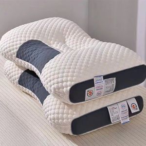 Kuddmassage Ortopedisk sömn för nackkroppsmärta Reliefskydd Massager Traction Almohada Travesseiros 230626