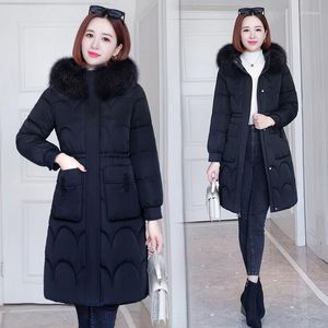 Trench da donna Drop Winter Bf Waist Coat Jacket Camicetta di cotone slim calda ricamata