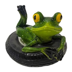 Dekoracje ogrodowe kreatywne żywice pływające żaby posąg statua ogrodowa staw dekoracyjna urocza rzeźba żab