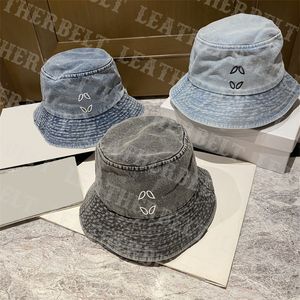 Designer Mens Womens Bucket Hat Outdoor Sun Prevent Berretto da baseball Lettera Denim Fisherman Hat Bonnet