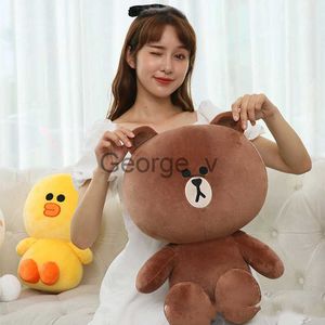 Stuffed Plush Animals Line Friends Plush Toy Brown Bear Cony Kawaii Cartoon Home Decor Couple Stuffed Doll Pillow Birthday Christmas Girl Kids Gifts J230628