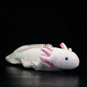 Gefüllte Plüschtiere, weich, lebensecht, Axolotl, Plüschtier, realistisch, niedlich, Axolotl, Ambystoma Mexicanum, Stofftier, Spielzeug, Geschenke für Erwachsene und Kinder, J230628