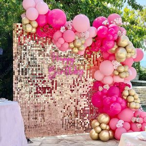 Outros suprimentos para festas de eventos 127 pçs balão vermelho rosa guirlanda arco kit balões de aniversário decoração de casamento balões de festa para acessórios de decoração de chá de bebê 230627