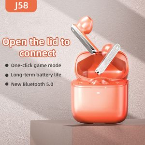 Наушники J58 TWS Игровая гарнитура с низкой задержкой BT 5.0 Беспроводные наушники с шумоподавлением для смартфона