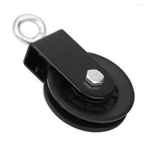 Roda de polia de acessórios 90mm para máquinas de cabo equipamento de rolamento silencioso universal 160kg/360lbs acessório para puxar para baixo porta de garagem em casa G