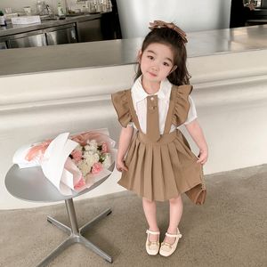 Clothing Sets Girls Blouse Dress Girl Clothes Casual Style Costume For Summer Kids 230627