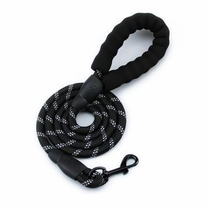 Dog Collars Leashes 1.5m/ 2m/ Terylene反射性耐久性トレーニング中程度の大きな犬の襟リーシュLabrador Rottweiler Lead Dhguv