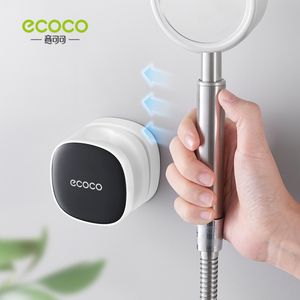 Banyo Rafları ECOCO Evrensel Duş Başlığı Tutucu Ayarlanabilir Kendinden Yapışkanlı Duş Başlığı Dirseği Punch Ücretsiz Duvara Montaj Standı Aksesuarı 230628