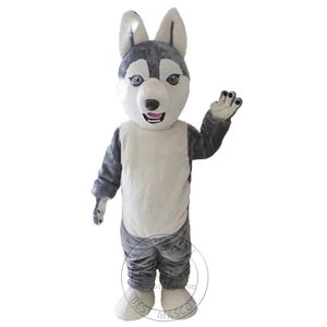 Novo adulto Husky Siberiano Mascote Traje Ternos Peludos Festa fantasia carnaval Anúncio Vestuário