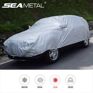 Seametal Exterior Autdoor Protection Full Car Covers Snowshade Sunshade Suvhkd230628用のサンシェード防水防水防水剤