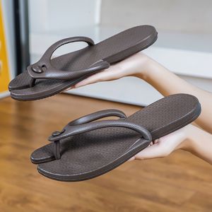 Slippare flip flops skor för kvinnor reser män hem inomhus hus vik män glider strand sommar toffel hausschuhe 230628