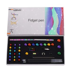 Pens Magnetic Pen Set with Pencil Head Creative Decompression Fidget Pen Multifunctional Magnet Gel Pen for Gifts Stationery