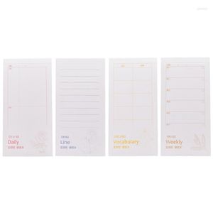 Long Memo Pads To-do List Notepad Thick Paper For Reader Office Coworker 50Pages