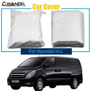 Cobre a capa completa do carro para Hyundai H1 Satellite i800 Grand Starex Outdoor AntiUV Sun Rain Snow Dust Resistant Windproof MPV CoverHKD230628