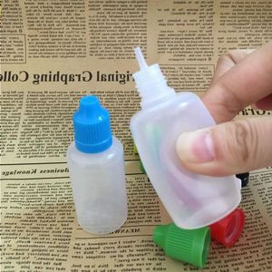 Tampas à prova de crianças coloridas 30ml Vazio E Líquido Garrafas de plástico PE com pontas de agulha 1 OZ Frasco de óleo Fwudk