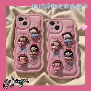 Top-Designer-Hülle mit niedlicher kleiner Prinzessin für iPhone 13 14 Pro Max 12 Mini 11 Xs XR X 8 7 Plus. Bedruckte hintere Abdeckung. Deluxe-Schutzhülle mit vollständiger Abdeckung