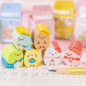 ERASER 48 PCS/Lot Sumikko Gurashi a fette GURASER CINETTO Scrittura Disegno a matita in gomma Elimina