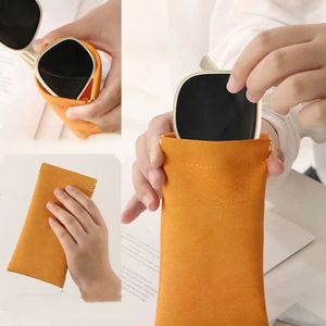 Eyeglasses Accessories PU Leather Glasses Storage Bag Automatic Closed Sunglasses Case Waterproof Pouch Protective Cover Eyewear 230628