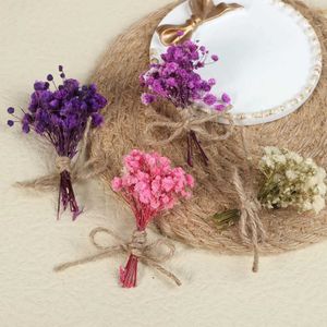 Getrocknete Blumen, natürliche Babysbreath-Konserve, Blumen-Mini-Gypsophila-Pflanzenstrauß, Hochzeitskarte, Dekoration, Tischdekoration, DIY-Handwerk