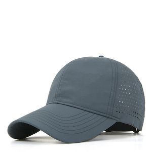 Yuvarlak Kapaklar Lu-u Çabuk Kuruyan Şapka Koşu Ter Emici Spor Güneşlik Şapka Ördek Dili Erkek ve Kadın İnce Güneş Şapkası Beyzbol Şapkası 230628