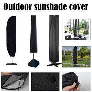 Dust Cover 17 Sizes Waterproof Outdoor Sunshade Umbrella Garden Weatherproof Patio Cantilever Parasol Rain Accessories 230628