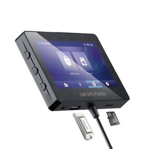 Bluetooth 5.0 Car MP5 Player FM Sändare Support TF U Disk Music Player med Remote Controller Multi Media Player