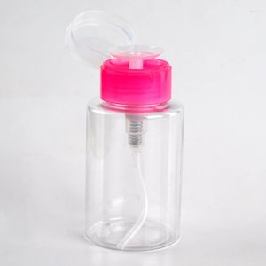 Storage Bottles 100pcs 150ML Portable Transparent PP Nail Polish Remover Bottle Empty Cosmetic Container For Cleaning By DHL