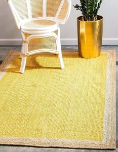 Carpets Jute Rug Natural Carpet Reversible Color Braided 2x2 Feet Style Rustic Look Rugs For Bedroom Living Room