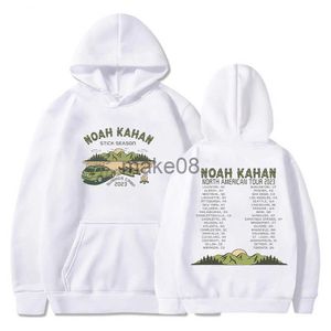 Męskie bluzy bluzy Noah Kahan Stick Sezon Camp Hoodie Unisex Long Rleeve Streetwear Kobiety Mężczyźni z kapturem bluza 2023 World Tour Ubrania J230629