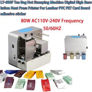 Ly-600f Bag Bag Bag Hot Foil Machine Digital High Disolution Heat Printer for Leather PVC Pet Card Board Sticker