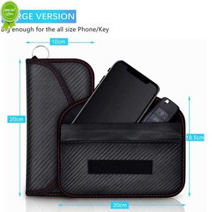 Signal Blocking Bag For Cell Phone Car Keys Remote Control Privacy Protect Shielding Pouch Anti-radiation Signal Blocking Case