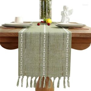 Table Cloth Flag Cotton Linen Handmade Fringe Mat Home Long Birthday Tablecloth Dinner