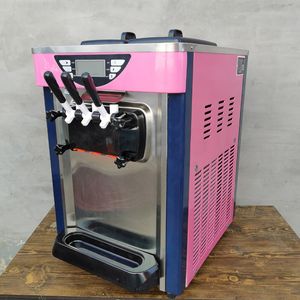 LINBOSS Yumuşak dondurma makinesi Dikey besleme ve karıştırma sert toplu dondurucu aperatif yiyecek ekipmanı 2000 w