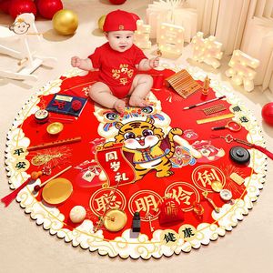 Pagliaccetti Baby Zhuazhou Set Puntelli Catch Suit Baby Boy Girl Toys Primo regalo di compleanno Party Baby Pograph Puntelli 230628