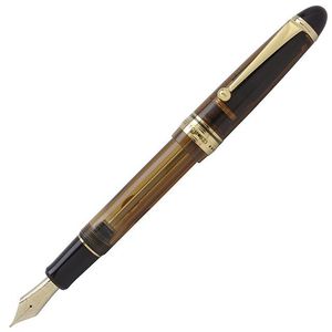 Pennpilot Anpassad VIP 823 Fountain Pen 14K Gold Pen Vakuum Transparent negativt tryck Kolv Ink Writing Highend Gift Calligraphy