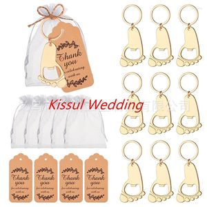 Party Favor (80Pcs/lot) Est Wedding Guest Gifts Of Baby Feet Toes Openers For Favors And Birthday Bottle
