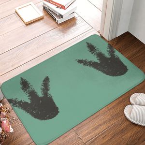 Ковер Big Foot Dinosaur Print Design Doormat Rug Mat Non-slip Footpad Washable Entrance Kitchen Bedroom балкон Cartoon 230628