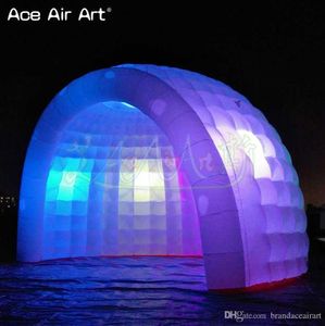 6m diameter Giant White DOME Tent Balloon Advertising Inflatable Igloo Booth Shelter Luna for Sports Event Tent