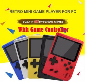 3.0 Inch 400-in-1 Handheld Game Players Games Mini Portable Retro Video Game Console Support TV-Out AV Cable 8 Bit FC Games With Controller Gamepad For Kids Gift DHL