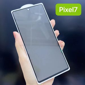 Pixel 7 7A 6 6A Privatsphäre, vollständige Abdeckung, gehärtetes Glas, Handy-Displayschutz, Großhandel, Anti-Spionage-Handy-Glasfolie für Google Pixel7, Pixel7a, Pixel6, Pixel6a