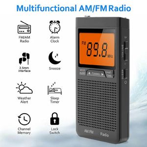 Radyo AM FM Hava Durumu Radyo Taşınabilir Acil Cep Radyosu Mini El Taşınağı Alıcı Hava durumu uyarısı NOAA AM FM Hava Durumu Radyosu