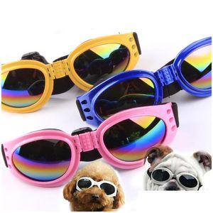Other Dog Supplies Goggles Foldable Glasses Eye Wear Uv Protection Waterproof Cat Sunglasses Pet Accessories 6 Colors Jk2005Ph Drop Dhdhs