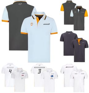 F1 Sürücü Polo Gömlek Formül 1 Takım Yarışı T-Shirt Extrem Sports Erkek Kadın T-Shirt Yaz Moda Günlük Boyutlu Basılı T-Shirt