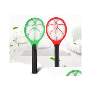 Controllo dei parassiti Handheld Mosquito Killer Fly Swatter Electric Reject Repellent Bug Bat Insect For Cam Home Garden Drop Delivery Househo Dh3Kh