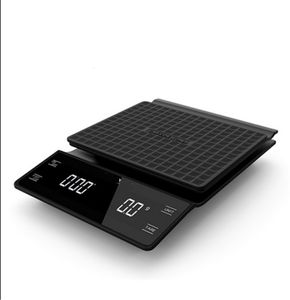 Household Scales 3kg0.1g Drip Coffee Scale With Timer Portable Electronic Digital Coffee Weight Household Drip Scale Timer LCD Electronic Scale 230628