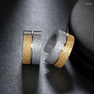 Hoop Earrings KOTiK Stainless Steel Small For Women High Quality Gold Color Circle Huggie Jewelry Gifts