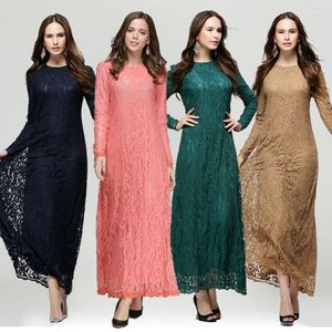 Roupas étnicas Ropa Mujer Moda Adulto Djellaba Venda apressada Vestuário Árabe 2023 Vestido Abaya Era Fino Muçulmano Vestidos Femininos de Renda de Boa Qualidade