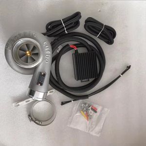 Kit Turbo Supercharger Elétrico Empuxo Da Motocicleta Turbocompressor Elétrico Entrada do Filtro de Ar para todos os carros melhorar a velocidade